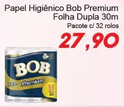 Villefort Atacadista Papel Higiênico Bob Premium Folha Dupla 30m oferta