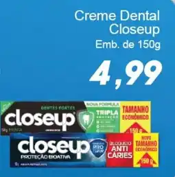 Villefort Atacadista Creme Dental Closeup oferta