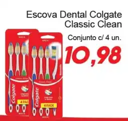 Villefort Atacadista Escova Dental Colgate Classic Clean oferta