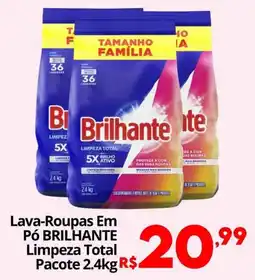 Althoff Supermercados Lava-Roupas Em Pó Brilhante Limpeza Total oferta