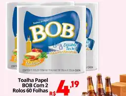 Althoff Supermercados Toalha papel bob com 2 rolos 60 folhas oferta