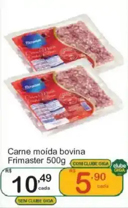 Giga Atacado Carne moída bovina Frimaster oferta