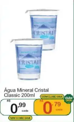 Giga Atacado Água Mineral Cristal Classic oferta