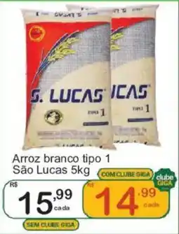 Giga Atacado Arroz branco tipo 1 oferta