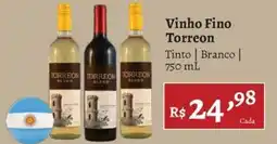 Novo Atacarejo Vinho Fino Torreon oferta