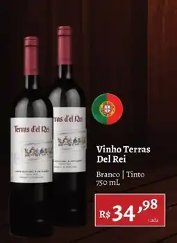 Novo Atacarejo Vinho Terras Del Rei oferta