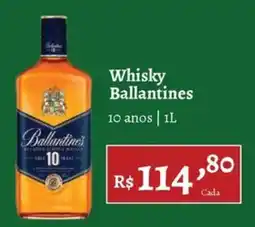 Novo Atacarejo Whisky Ballantines oferta