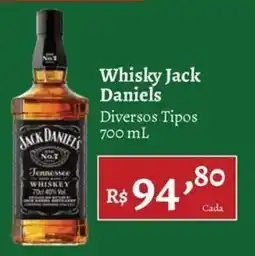 Novo Atacarejo Whisky jack daniels diversos tipos oferta