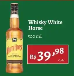 Novo Atacarejo Whisky White Horse oferta