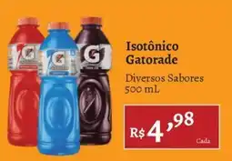 Novo Atacarejo Isotônico Gatorade oferta