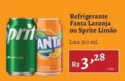 Novo Atacarejo Refrigerante Fanta Laranja ou Sprite Limão oferta