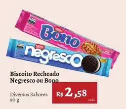 Novo Atacarejo Biscoito Recheado Negresco ou Bono oferta