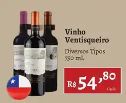 Novo Atacarejo Vinho Ventisqueiro oferta