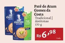 Novo Atacarejo Patê de Atum Gomes da Costa Tradicional | Azeitonas oferta
