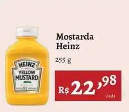 Novo Atacarejo Mostarda heinz oferta