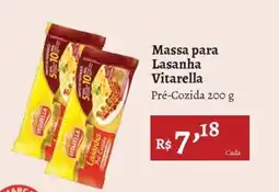 Novo Atacarejo Massa para Lasanha Vitarella oferta