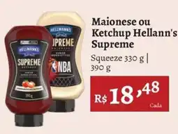 Novo Atacarejo Maionese ou ketchup hellmann's supreme oferta