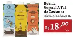 Novo Atacarejo Bebida Vegetal A Tal da Castanha oferta