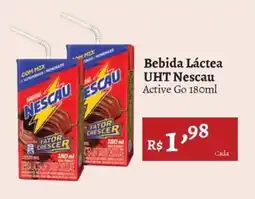 Novo Atacarejo Bebida Láctea UHT Nescau Active Go oferta