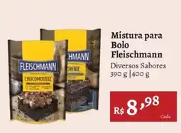 Novo Atacarejo Mistura para Bolo Fleischmann Diversos Sabores oferta