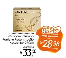 Giassi Supermercados Máscara intensiva pantene reconstrução molecular oferta