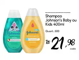 Giassi Supermercados Shampoo johnson's baby ou kids oferta