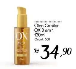 Giassi Supermercados Óleo capilar ox 3 em 1 oferta