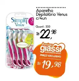 Giassi Supermercados Aparelho Depilatório Venus c/4un oferta