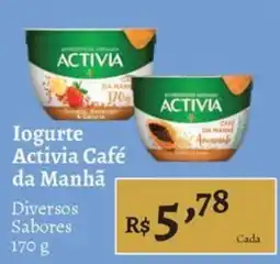Novo Atacarejo Iogurte activia café da manhã oferta