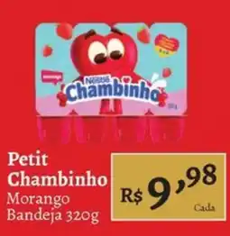 Novo Atacarejo Petit Chambinho Morango oferta