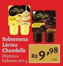 Novo Atacarejo Sobremesa Láctea Chandelle oferta
