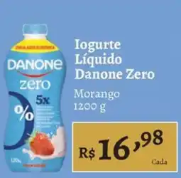 Novo Atacarejo Iogurte Líquido Danone Zero Morango oferta