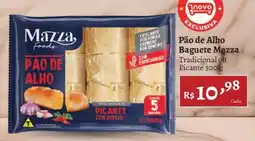 Novo Atacarejo Pão de Alho Baguete Mazza oferta