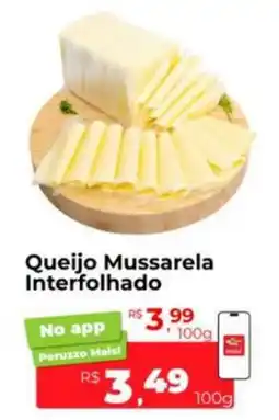 Peruzzo Queijo Mussarela Interfolhado oferta