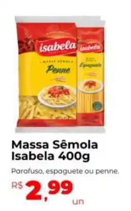 Peruzzo Massa Sêmola Isabela oferta