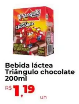 Peruzzo Bebida láctea triângulo chocolate oferta