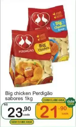 Giga Atacado Big chicken perdigão sabores oferta