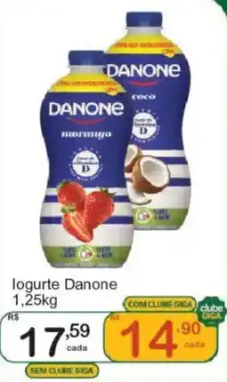Giga Atacado logurte danone oferta