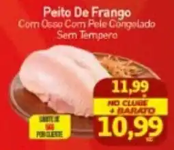 Rede Bom Lugar Peito De Frango Com Ossocom Pele Congelado Sem Tempero oferta