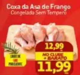 Coxa da Asa de Frango Congelada Sem Tempero