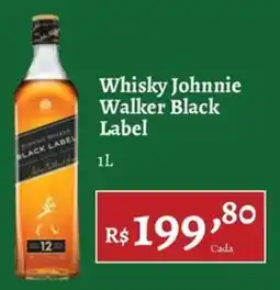 Novo Atacarejo Whisky Johnnie Walker Black Label oferta
