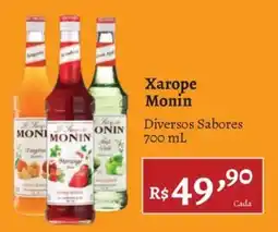 Novo Atacarejo Xarope monin diversos sabores oferta