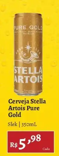 Novo Atacarejo Cerveja Stella Artois Pure Gold oferta