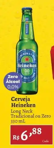 Novo Atacarejo Cerveja Heineken Long Neck Tradicional ou Zero oferta