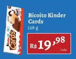 Novo Atacarejo Biscoito Kinder Cards oferta