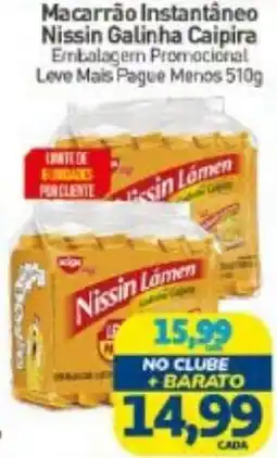 Rede Bom Lugar Macarrão instantâneo nissin galinha caipira oferta