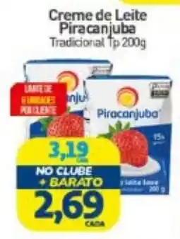 Rede Bom Lugar Creme de Leite Piracanjuba Tradicional oferta