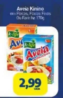 Rede Bom Lugar Aveia Kinino em Flocos, Flocos Finos oferta