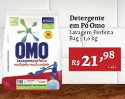 Novo Atacarejo Detergente em Pó Omo Lavagem Perfeita oferta