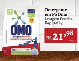Novo Atacarejo Detergente em Pó Omo oferta